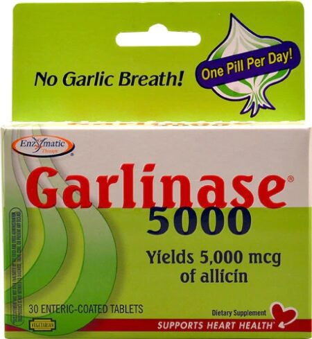 Nature's Way Garlinase® 5000 -- 30 Enteric-Coated Tablets