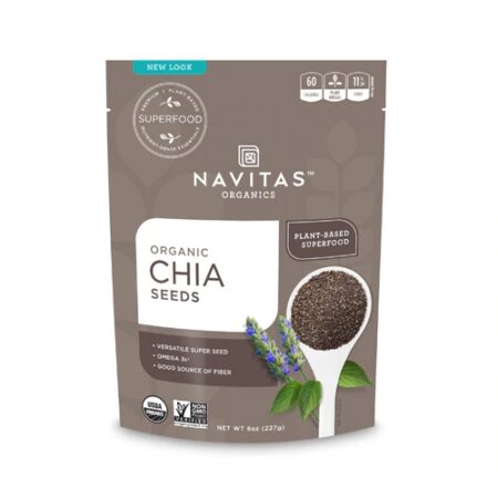 Navitas Organics Chia Seeds -- 8 oz