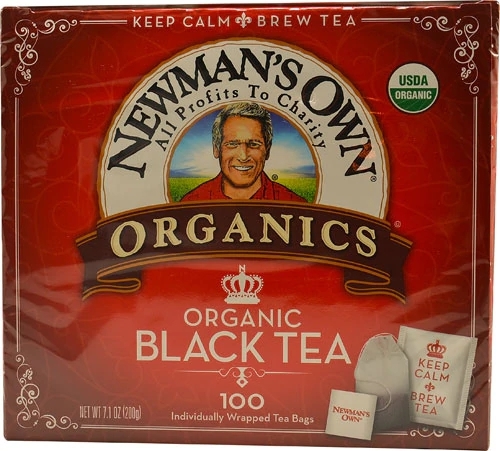 Chá Preto Royal Orgânico Newman's Own - 100 Sachês (200g)