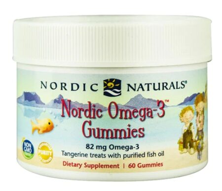 Nordic Naturals Nordic™ Omega-3 Gummies Tangerine -- 82 mg - 60 Gummies