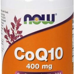NOW CoQ10 400mg - 30 Cápsulas Gelatinosas: Energia e Bem-Estar Celular