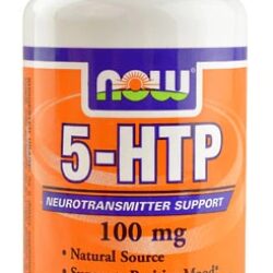 NOW Foods 5-HTP 100mg - 60 Cápsulas Vegetais: Equilíbrio e Bem-Estar Natural