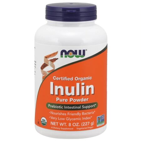 NOW Foods Certified Organic Inulin Pure Powder -- 8 oz