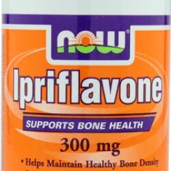 NOW Foods Ipriflavone 300mg - 90 Cápsulas: Suporte Essencial para Ossos e Bem-Estar Geral