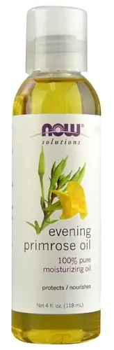 Óleo de Prímula NOW Foods Solutions 120ml: Saúde da Pele e Bem-Estar Hormonal