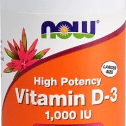 NOW Foods Vitamina D-3 1000 UI - 360 Softgels: Saúde Óssea e Imunidade