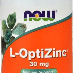 NOW L-OptiZinc® 30 mg - 100 Cápsulas Veganas: Saúde e Imunidade Potencializadas