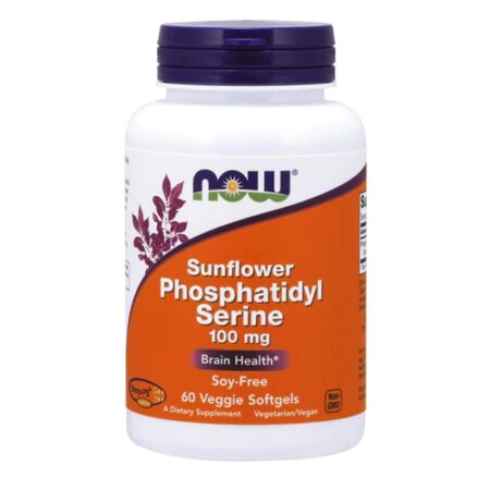 NOW Sunflower Phosphatidyl Serine -- 100 mg - 60 Veggie Softgels