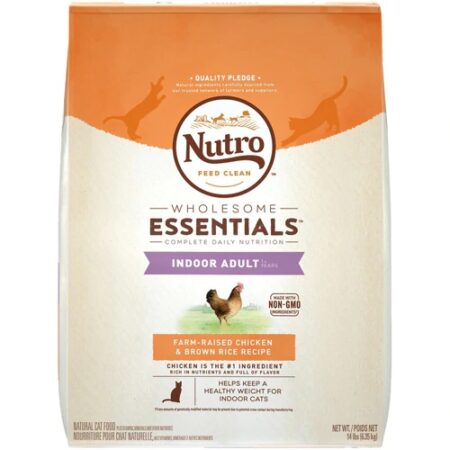 Nutro Wholesome Essentials™ Indoor Adult Cat Food Chicken & Whole Brown Rice -- 14 lbs