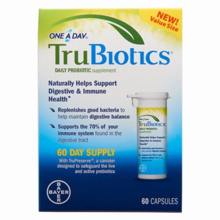 One-A-Day TruBiotics® Daily Probiotic Supplement -- 60 Capsules