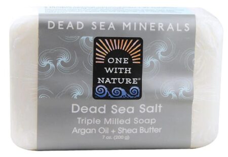 One With Nature Dead Sea Minerals Soap Dead Sea Salt -- 7 oz