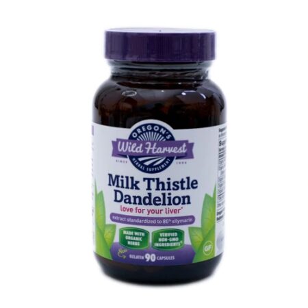 Oregon's Wild Harvest Milk Thistle Dandelion -- 90 Gelatin Capsules