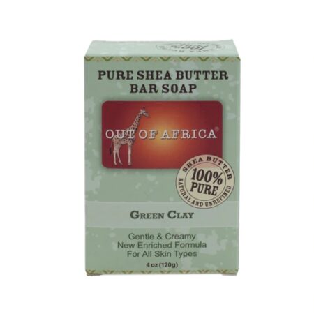 Out Of Africa Pure Shea Butter Bar Soap Green Clay -- 4 oz