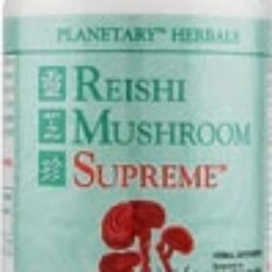 Planetary Herbals Reishi Mushroom Supreme™ 650mg - 200 Comprimidos: Sua Fonte Premium de Bem-Estar Adaptogênico