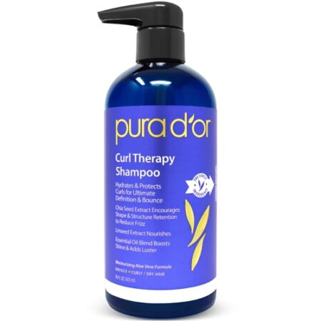 Pura D'or Curl Therapy Shampoo -- 16 fl oz