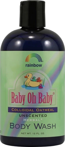 Rainbow Research Baby Oh Baby® Lavagem Herbal Orgânica Aveia Coloidal Sem Perfume 355ml - Melhor Preço Online