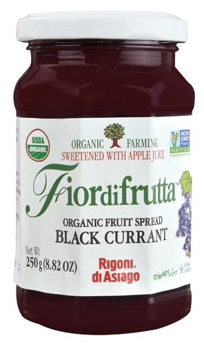 Geleia Orgânica Rigoni di Asiago Fiordifrutta Amora Preta 250g - Sabor Intenso e Natural