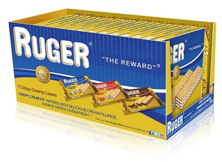 Ruger Australian Wafer Cookies Vanilla -- 12 Packs