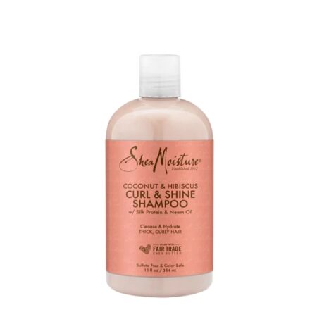 SheaMoisture Curl & Shine Shampoo Coconut & Hibiscus -- 13 fl oz