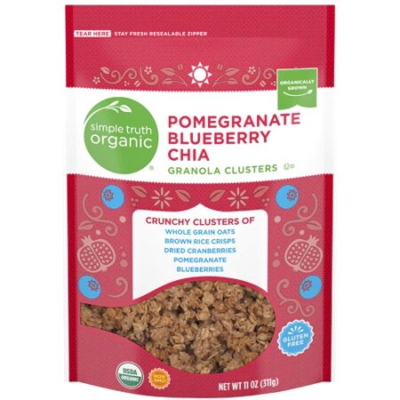 Simple Truth® Organic Granola Clusters Pomegranate Blueberry Chia -- 11 oz