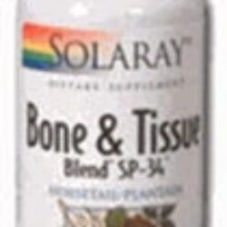 Solaray Bone and Tissue Blend™ SP-34™ - 100 Cápsulas: Suporte Essencial para Ossos e Tecidos