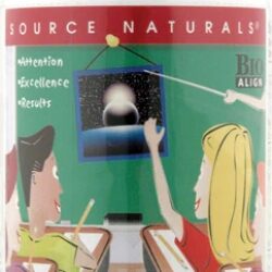 Source Naturals Attentive Child™ 60 Wafers Mastigáveis Sabor Azedo e Doce - Suporte Cognitivo Infantil