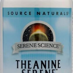 Source Naturals Serene Science™ L-Theanina Serene™ - 120 Comprimidos: Tranquilidade e Foco para o Seu Dia