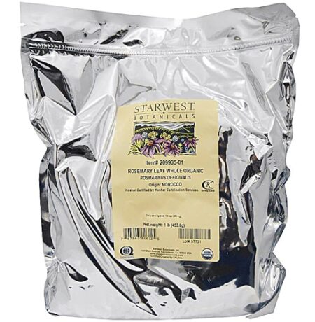 Starwest Botanicals Organic Rosemary Leaf Whole -- 1 lb