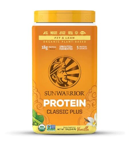 Sunwarrior Classic PLUS Protein Vanilla -- 1.65 lbs