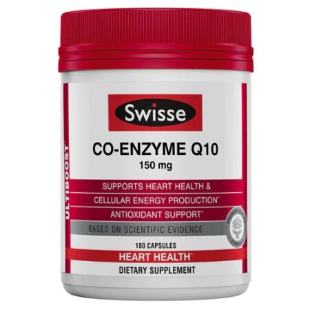 Swisse Ultiboost Co-Enzyme Q10 150mg -- 180 Capsules