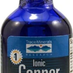 Cobre Iônico Líquido Trace Minerals Research - 3mg (90ml) Essencial para Imunidade e Energia