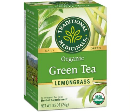 Traditional Medicinals Organic Green Tea Lemongrass -- 16 Tea Bags