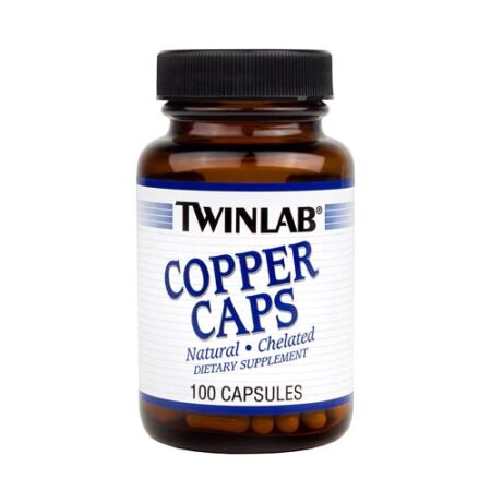 Twinlab Copper Caps -- 100 Capsules