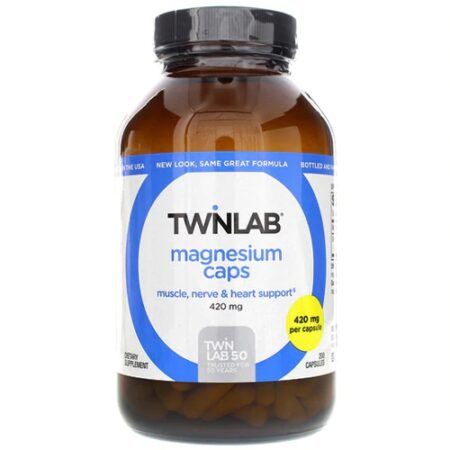 Twinlab Magnesium Caps -- 420 mg - 200 Capsules