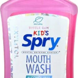 Enxaguante Bucal Infantil Xlear Kids Spry Xilitol Sabor Chiclete - 473ml