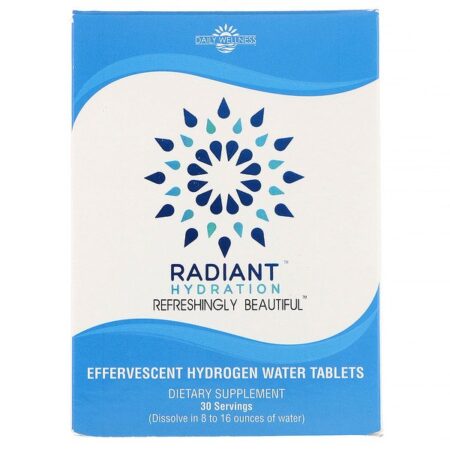 Daily Wellness Company, Radiant Hydration, 30 Comprimidos Efervescentes de Água Hidrogenada