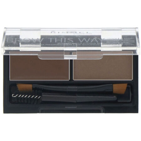 Rimmel London, Kit de sobrancelha Brow This Way Brow, 003 Marrom escuro, 1 kit