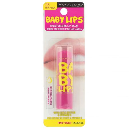 Maybelline, Baby Lips, protetor labial hidratante, 25 Pink Punch, 4,4 g - Image 2