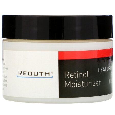 Yeouth, Hidratante Retinol, Ácido Hialurônico, Ginseng, Chá Verde, 1 fl oz (30 ml)