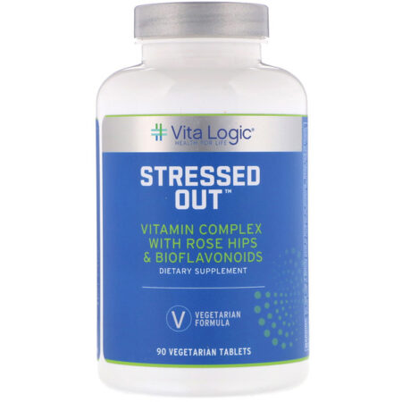 Vita Logic, Stressed Out (Estressado), 90 Comprimidos Vegetarianos