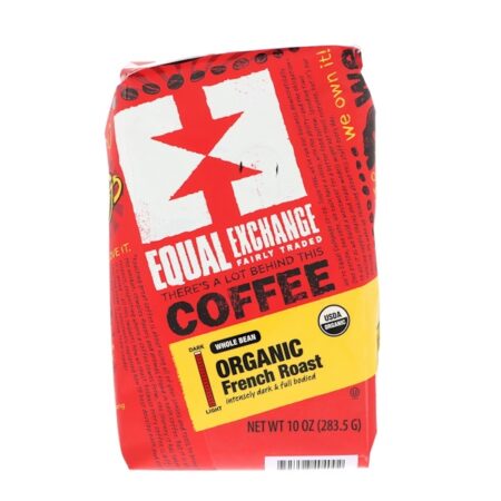 Equal Exchange, Orgânico, Café, torragem francesa, grão inteiro, 10 onças (283,5 g)