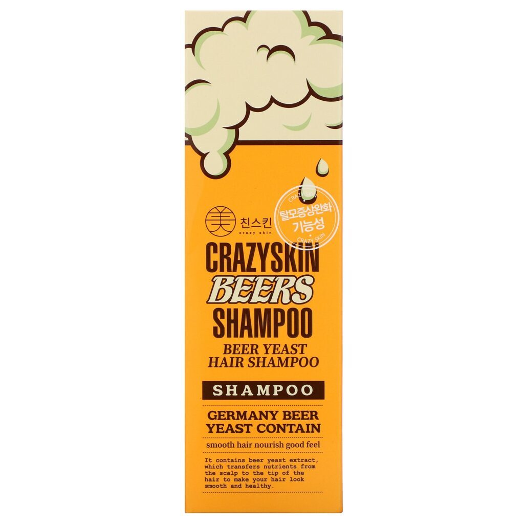 Crazy Skin, Beer Yeast Hair Shampoo, 300 g - Imagem 2