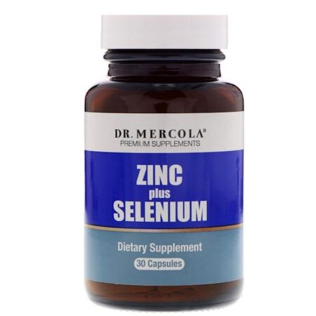 Dr. Mercola, Zinco com Selênio, 30 Cápsulas