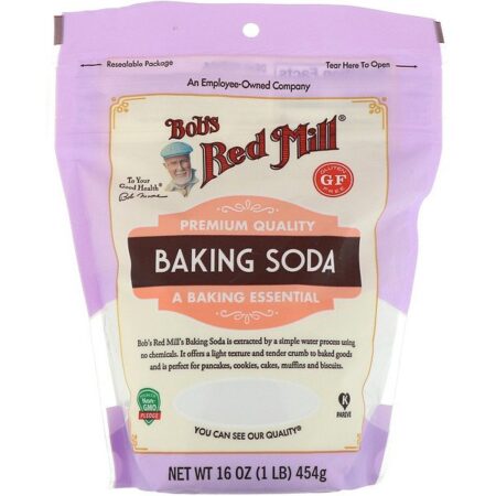 Bob's Red Mill, Bicarbonato de Sódio, Sem Glúten, 16 oz (454 g)