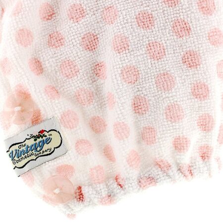 The Vintage Cosmetic Co., Hair Turban, Pink Polka Dot, 1 Count