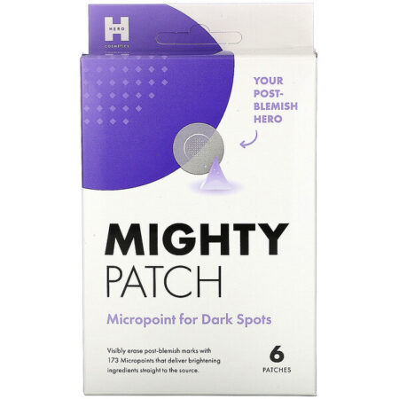 Hero Cosmetics, Mighty Patch, Adesivo com Micropontos para Manchas Escuras, 6 Adesivos