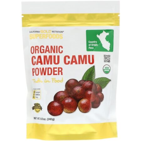 California Gold Nutrition, Superfoods, Camu-camu Orgânico em Pó, 240 g (8,5 oz)