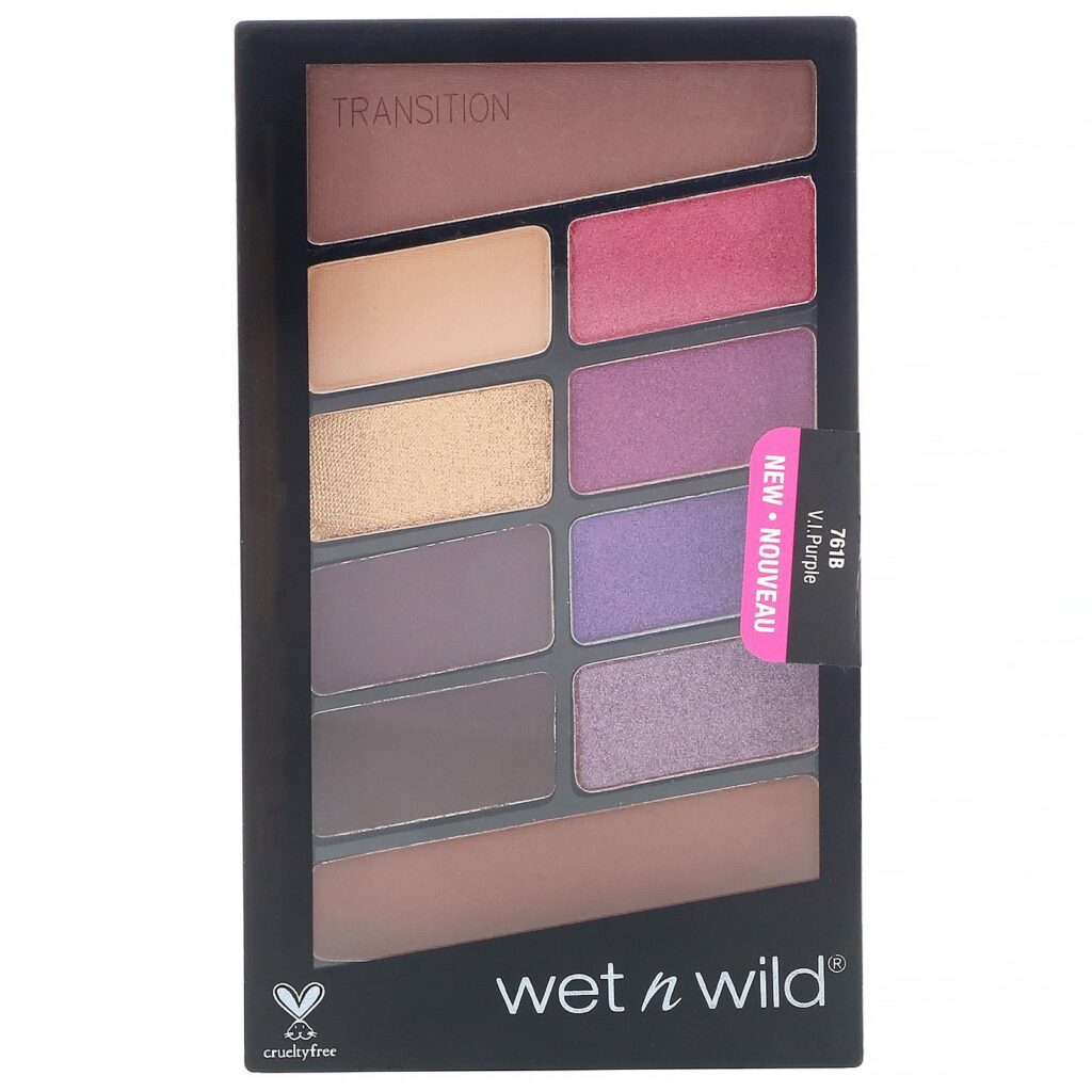 Wet n Wild, Paleta de sombras Color Icon, 761B V.I. Roxo, 0,35 oz (10 g) - Imagem 2