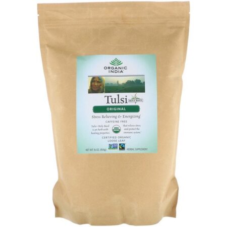 Organic India, Tulsi, Folhas Soltas de Chá, Original, Sem Cafeína, 454 g (16 oz)