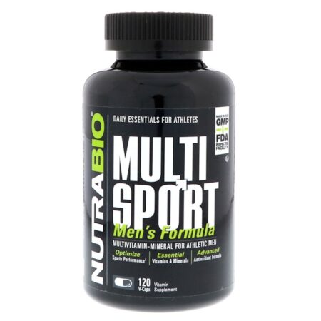 NutraBio Labs, Fórmula MultiSport para Homens, 120 V-Caps